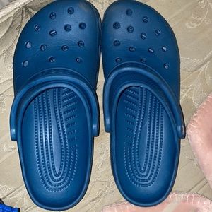 Blue crocs